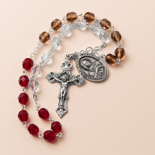 Chapelet à Sainte Kateri Tekakwitha