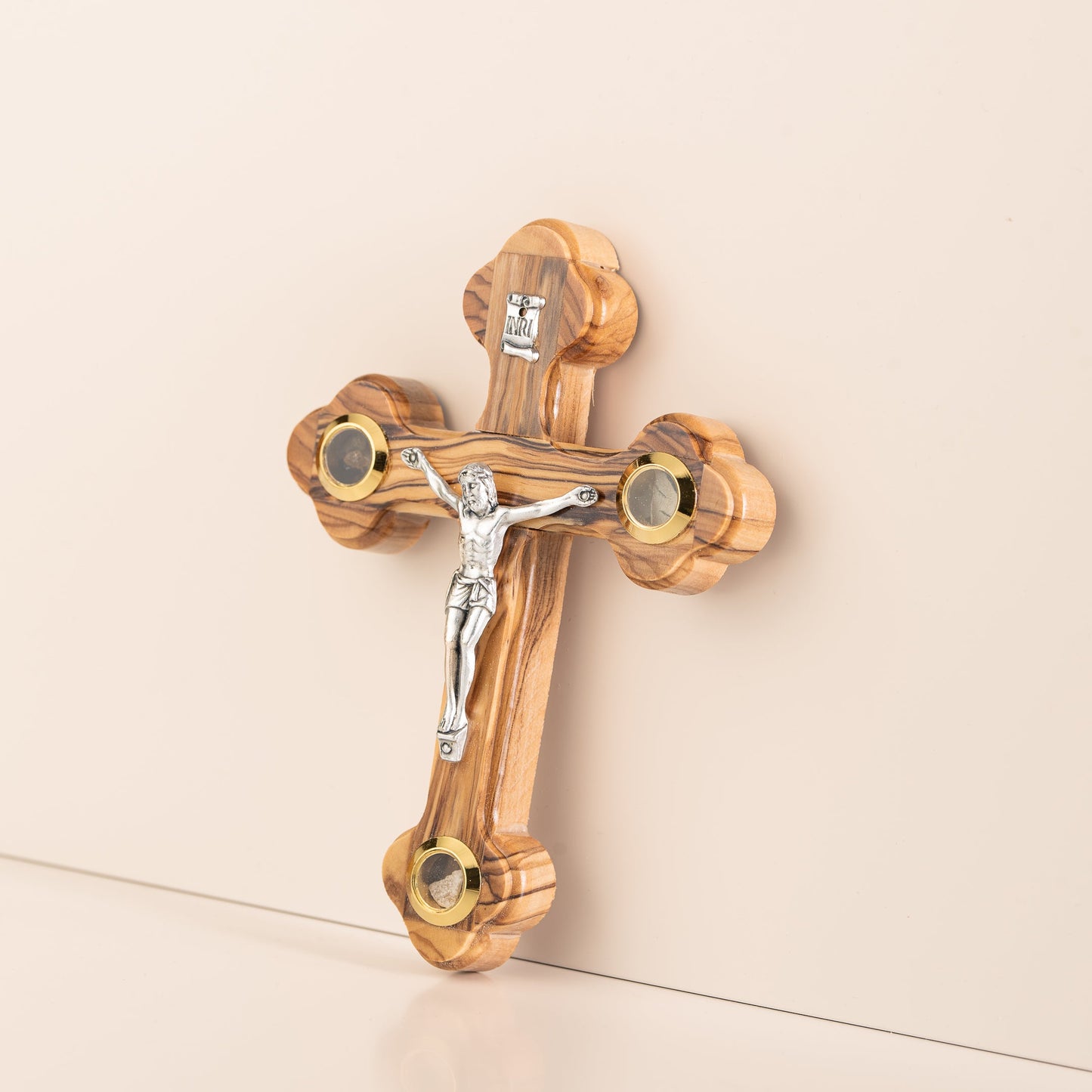 Crucifix with Souvenirs from the Holy Land