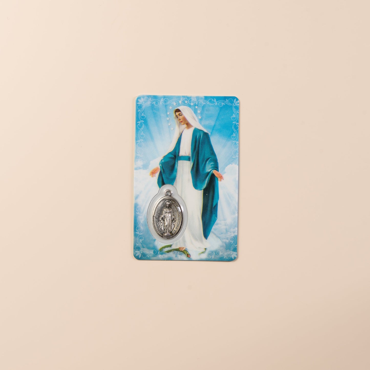 Carte prière à la Vierge Miraculeuse