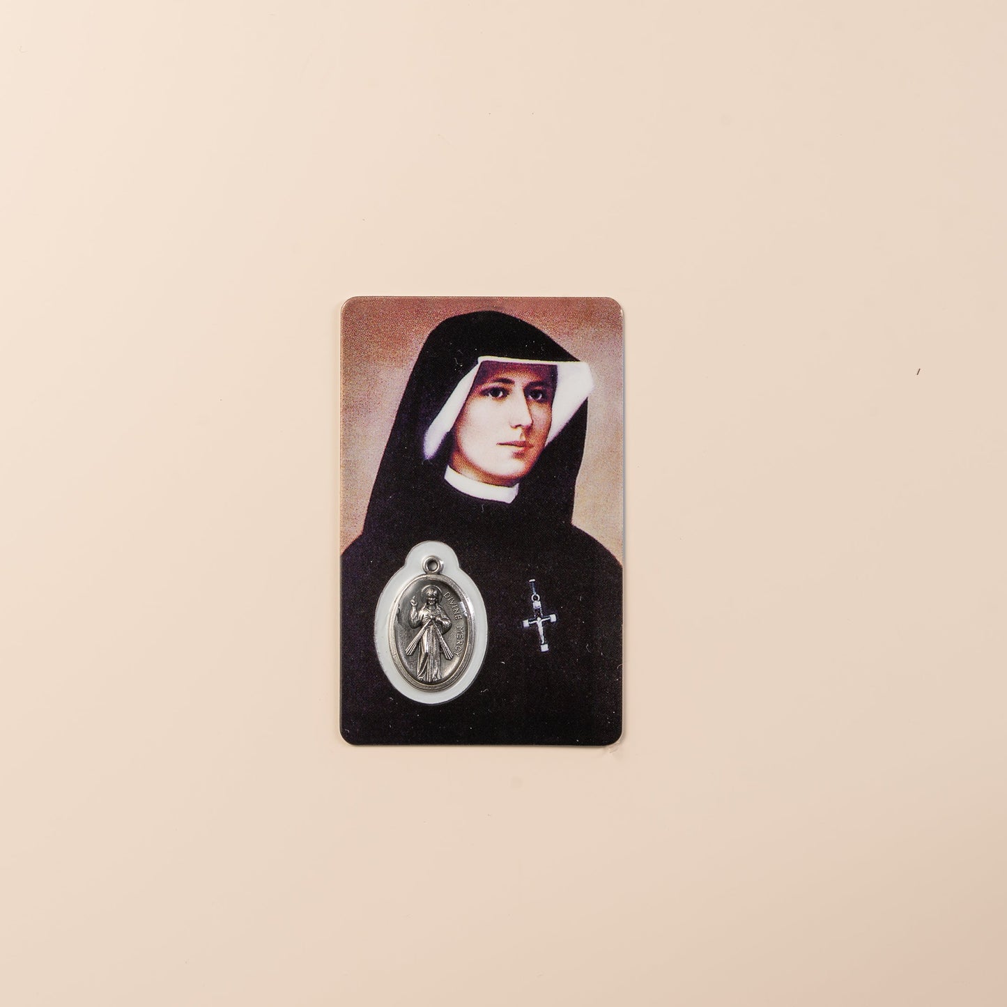 Carte prière à Sainte Faustina Kowalska