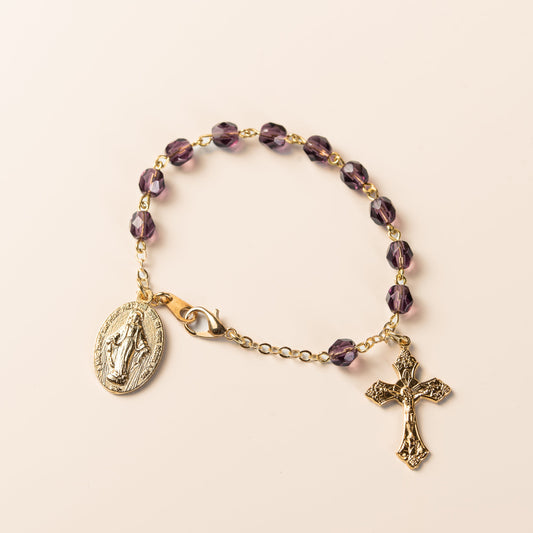 Bracelet cristal pierre de naissance