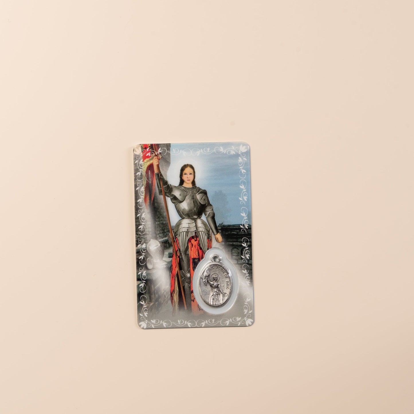 Carte prière Sainte Jeanne D'Arc