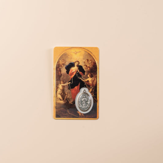 Carte prière Marie qui défait les noeuds