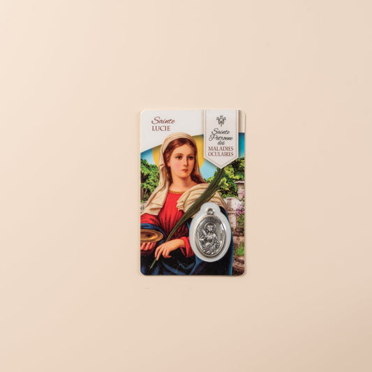 Carte prière pour les maladies oculaires