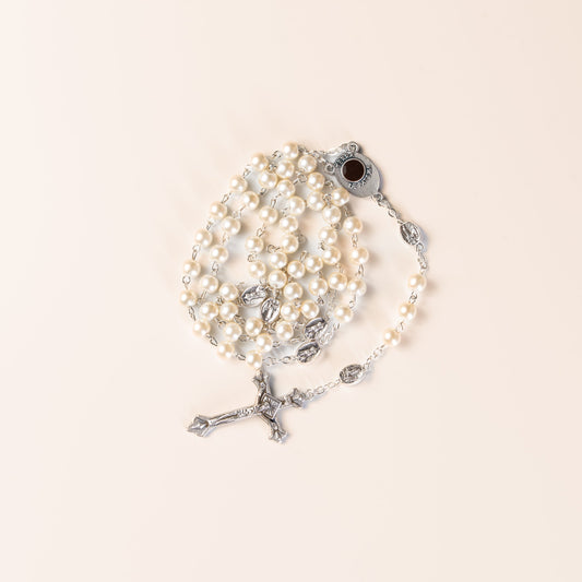 Chapelet perlé Vierge de Fatima