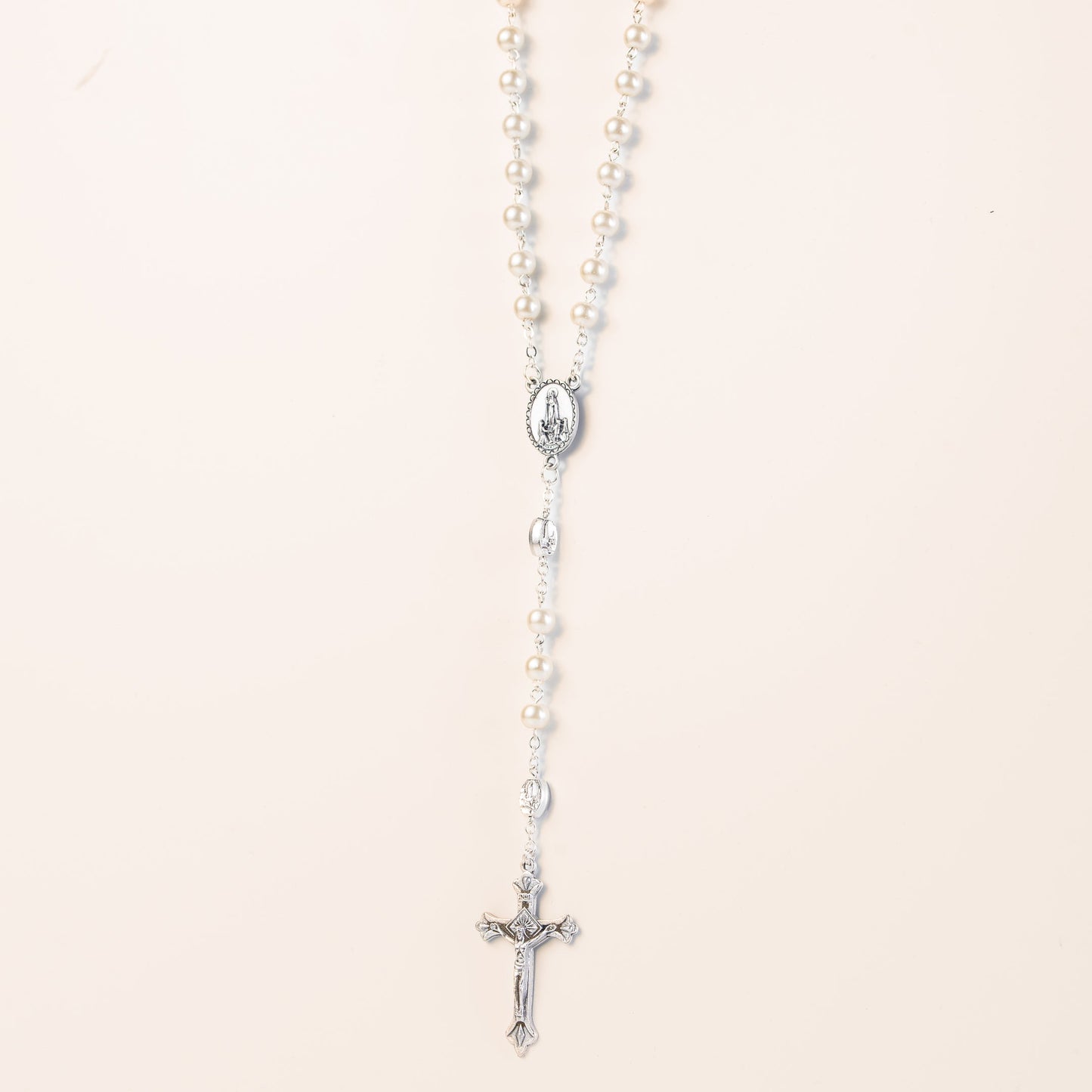 Chapelet perlé Vierge de Fatima