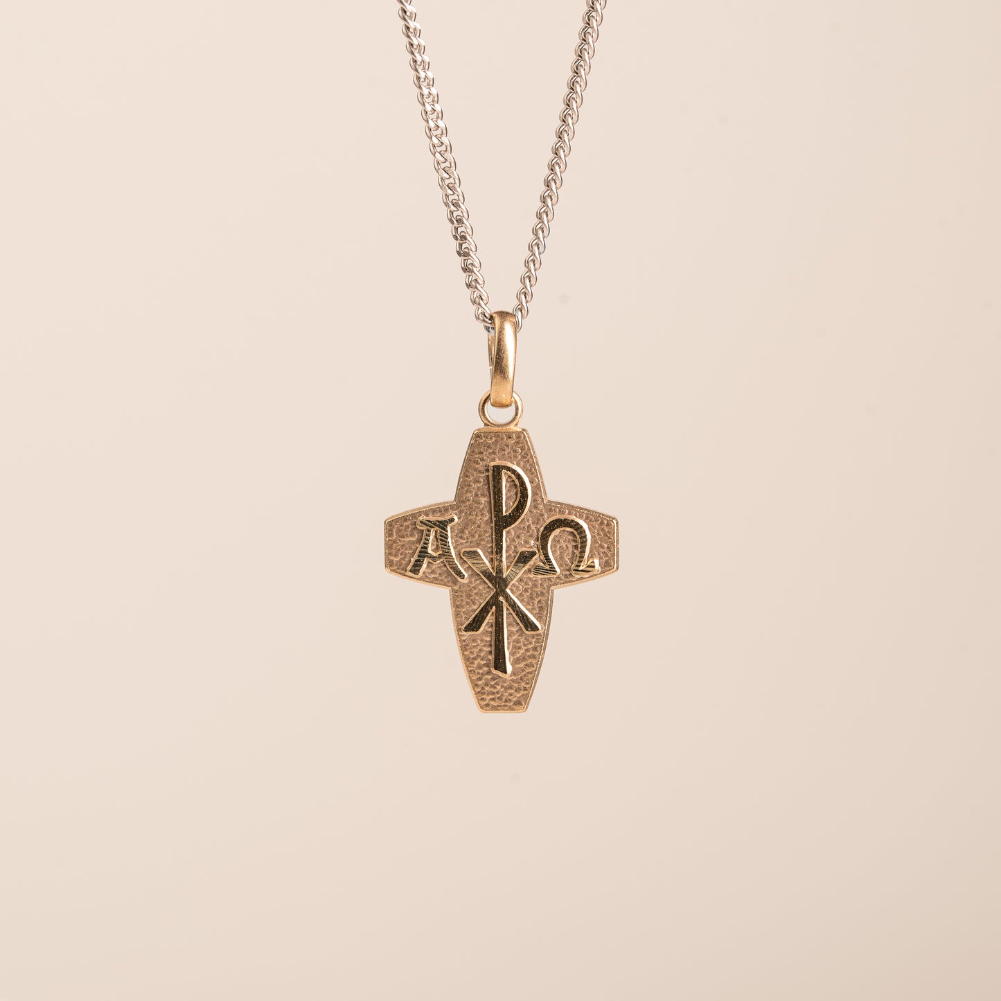 Pendentif Croix dorée Pax