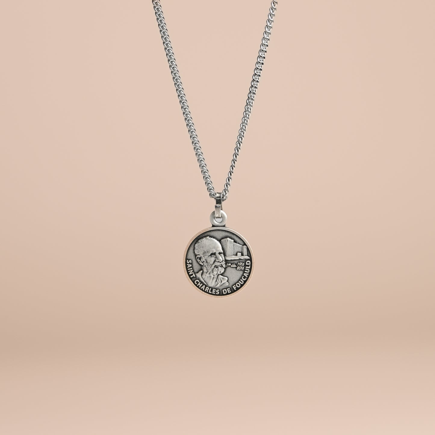 Pendentif Médaille Saint-Charles de Foucauld
