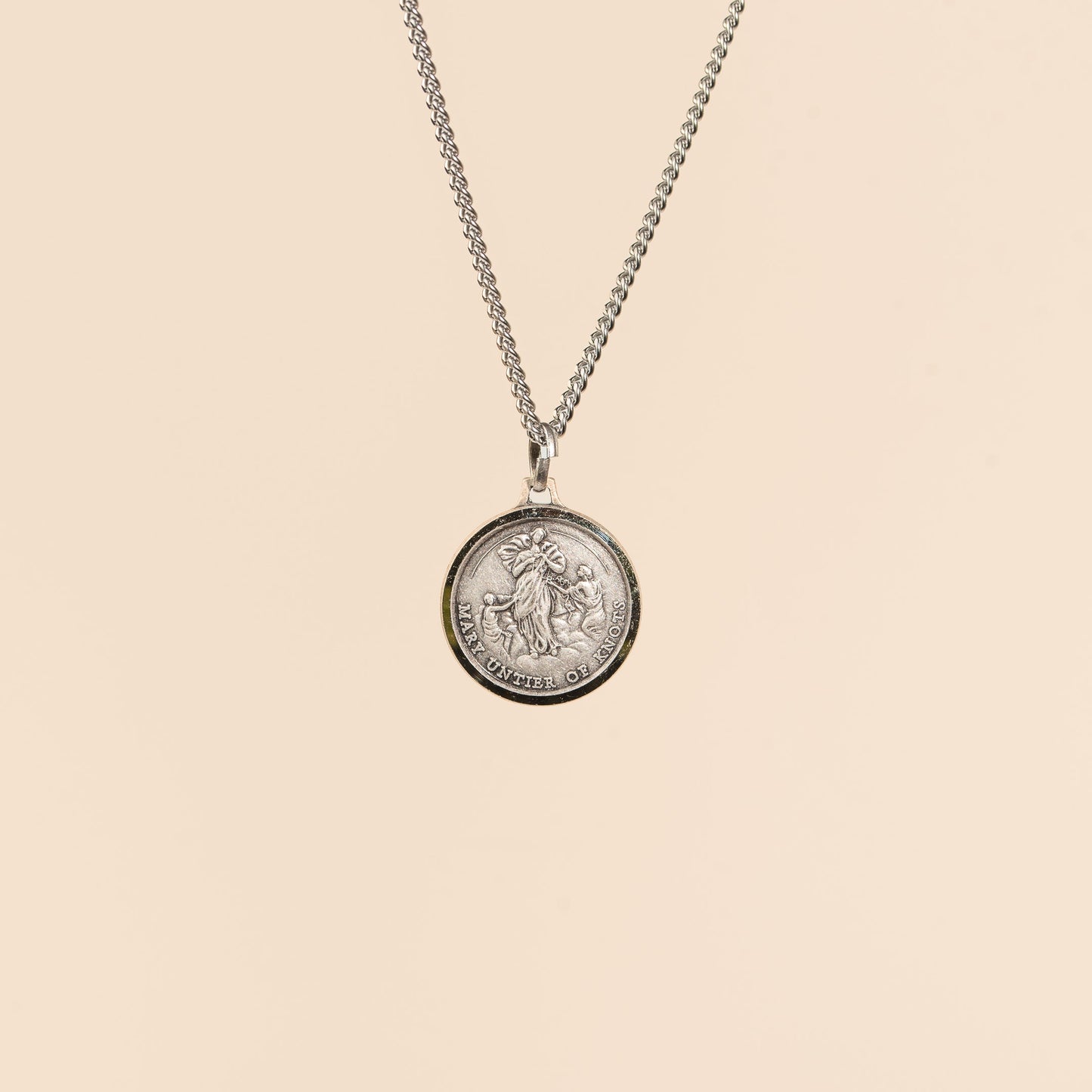 Pendentif Médaille de Marie qui défait les noeuds