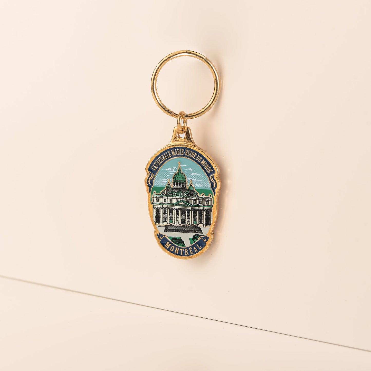 Porte-clés doré de la Cathédrale
