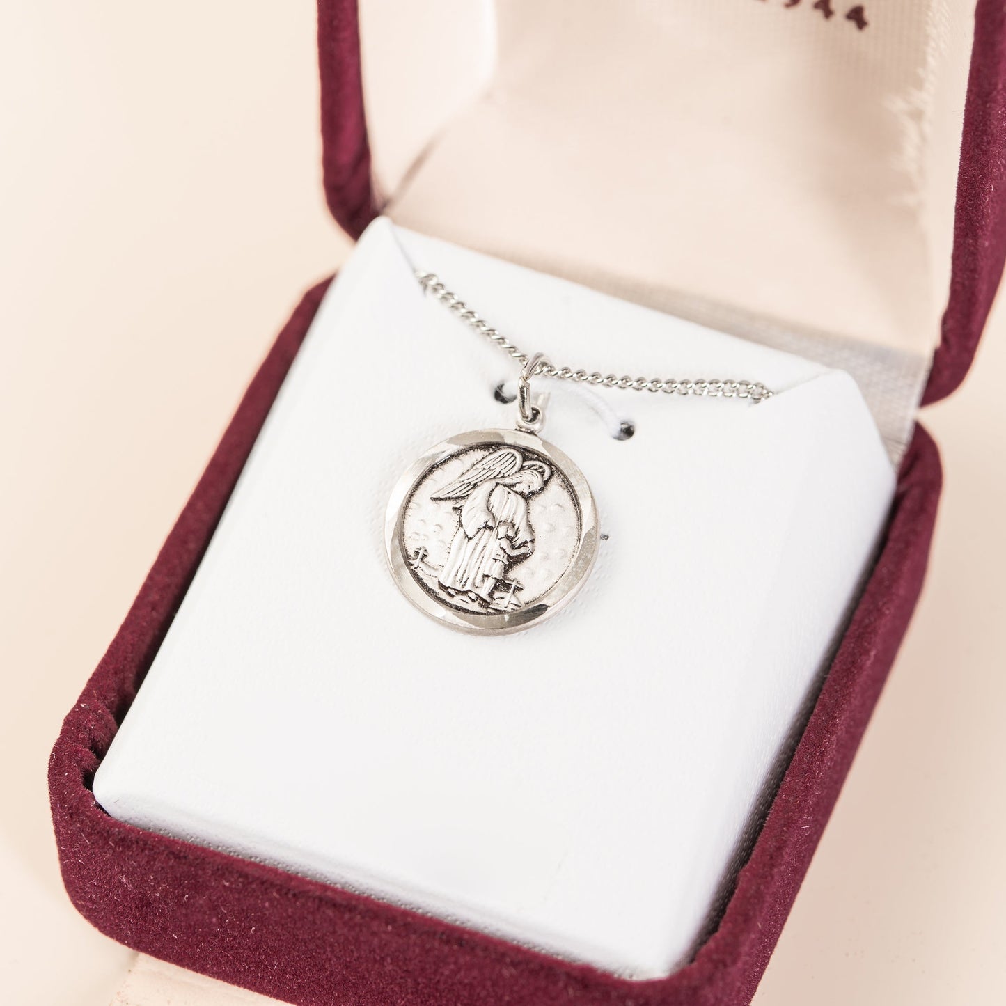 Pendentif Ange Gardien sterling