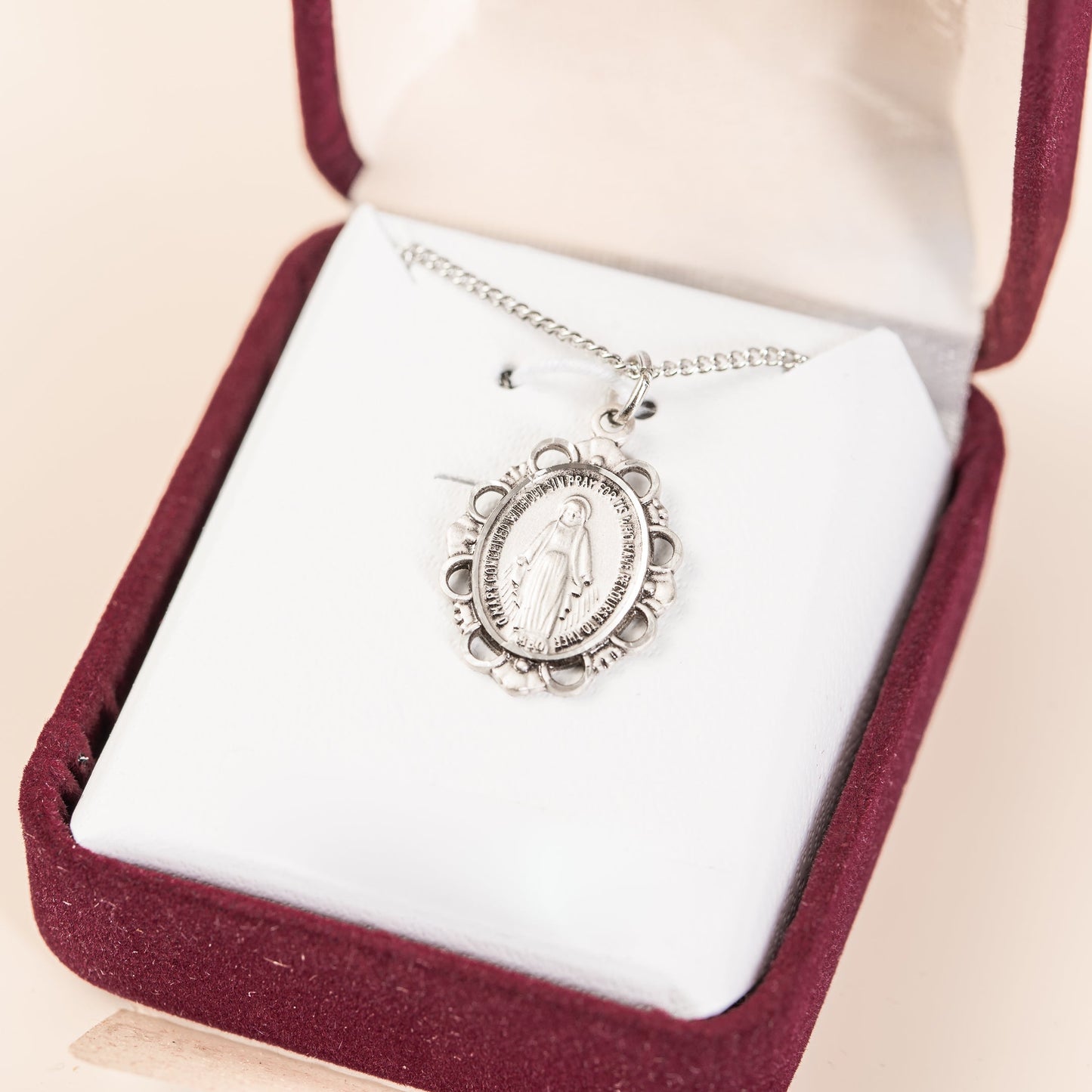 Pendentif Médaille Miraculeuse sterling