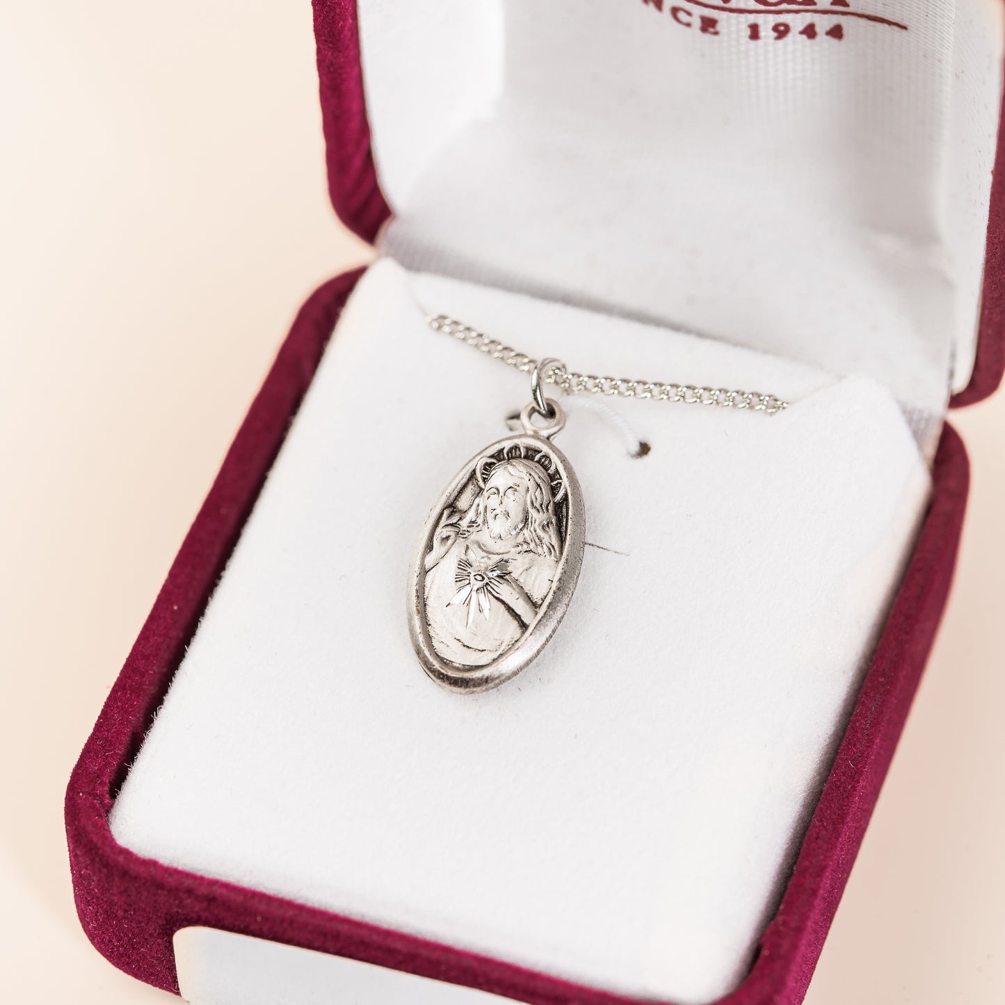 Pendentif Médaille Scapulaire sterling