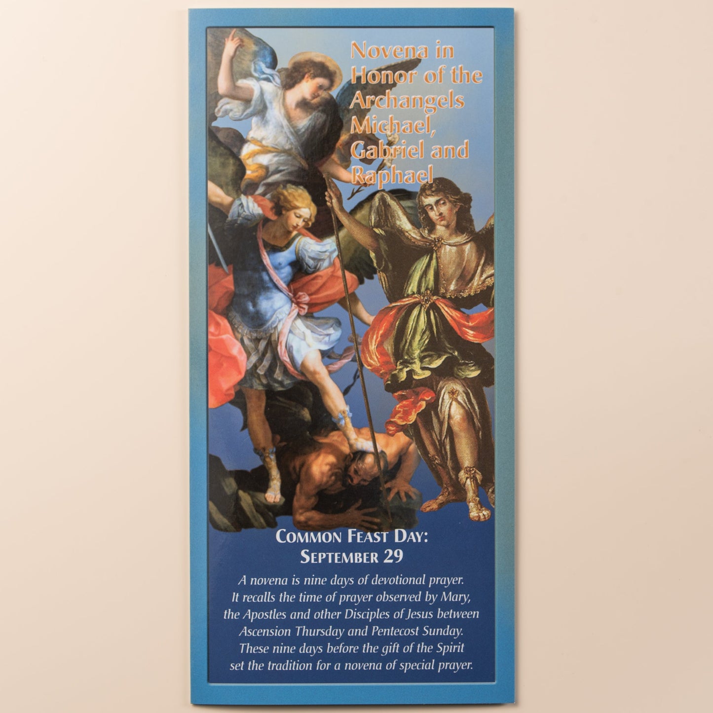 Novena to the three Archangels