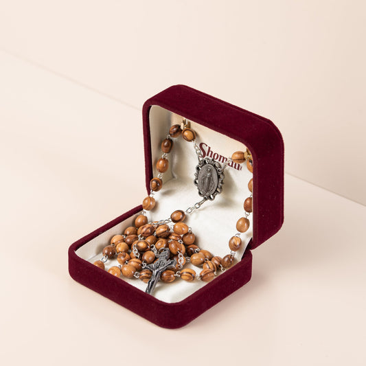 Chapelet en bois Relique de Jérusalem