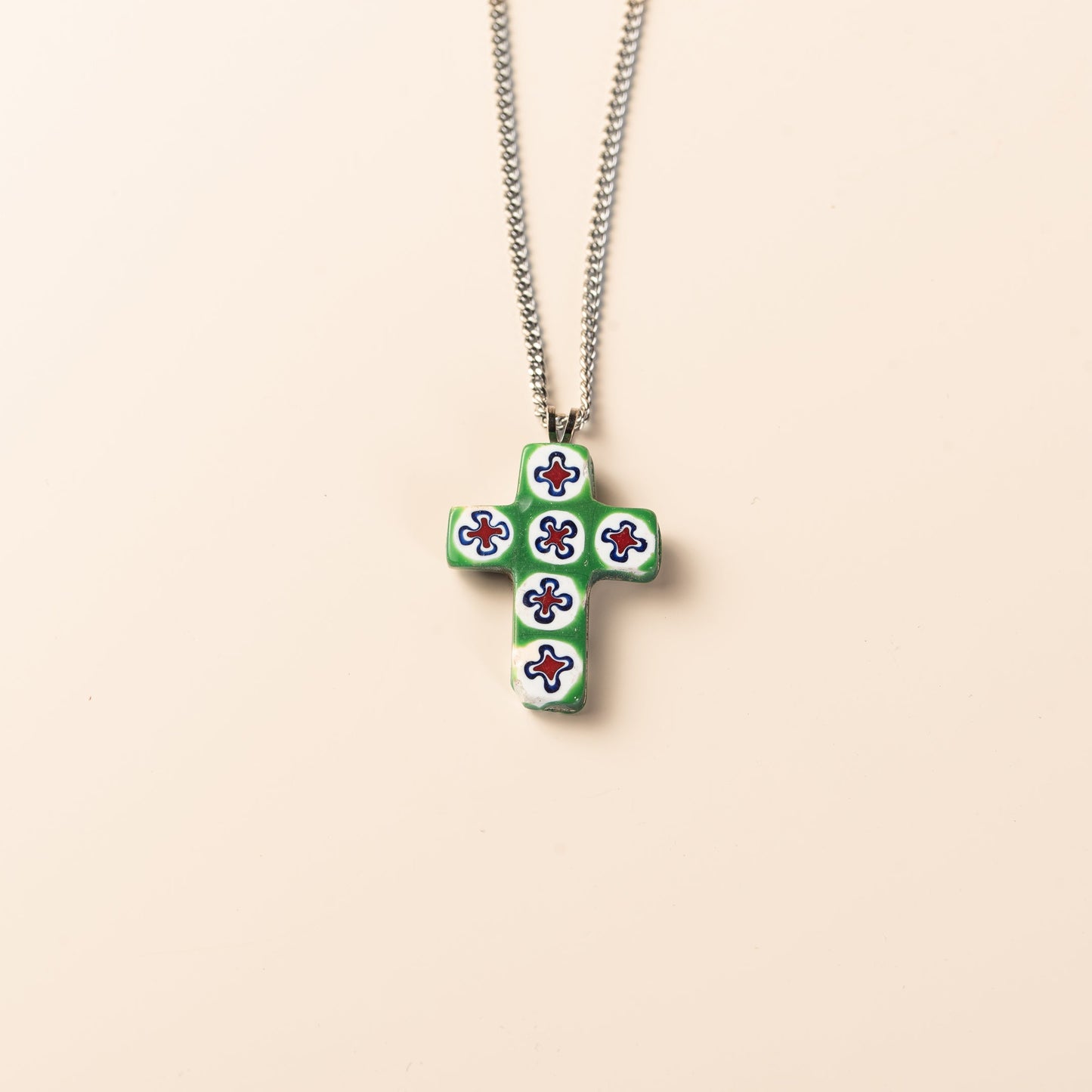 Pendentif Croix Murano