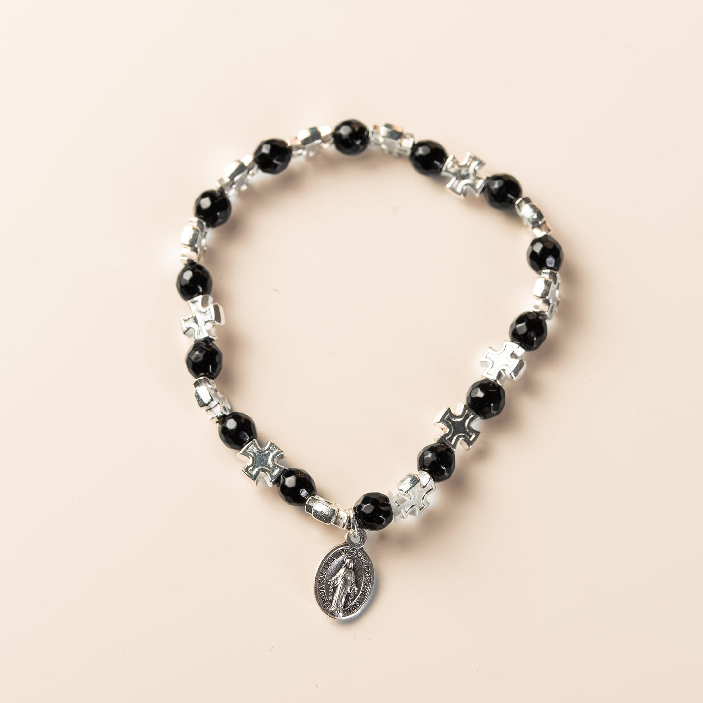 Bracelet agathe noir