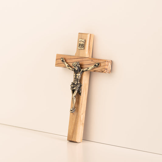Crucifix finition bronze