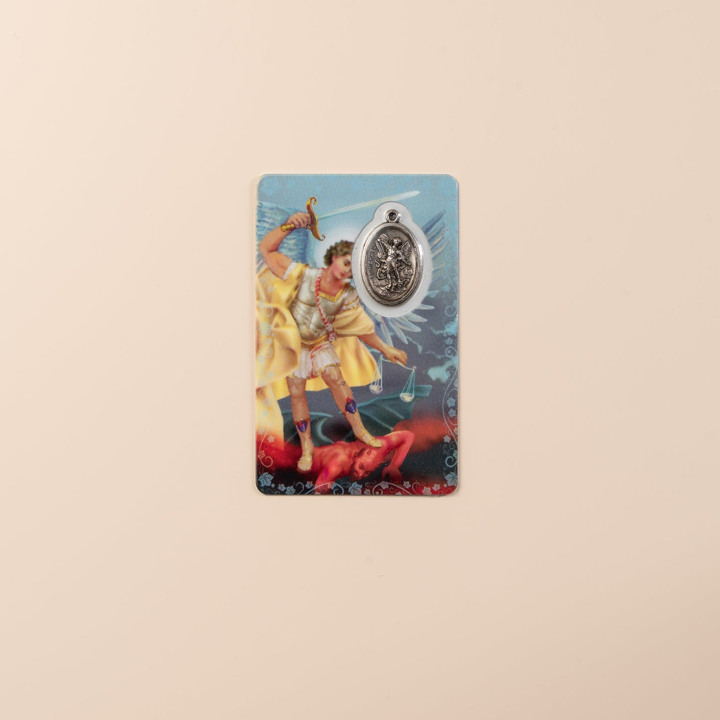 Saint Michael the Archangel prayer card