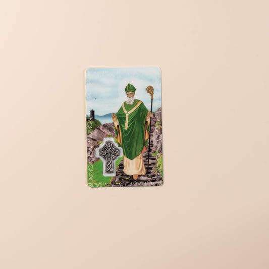 Carte prière à Saint Patrick d'Irlande