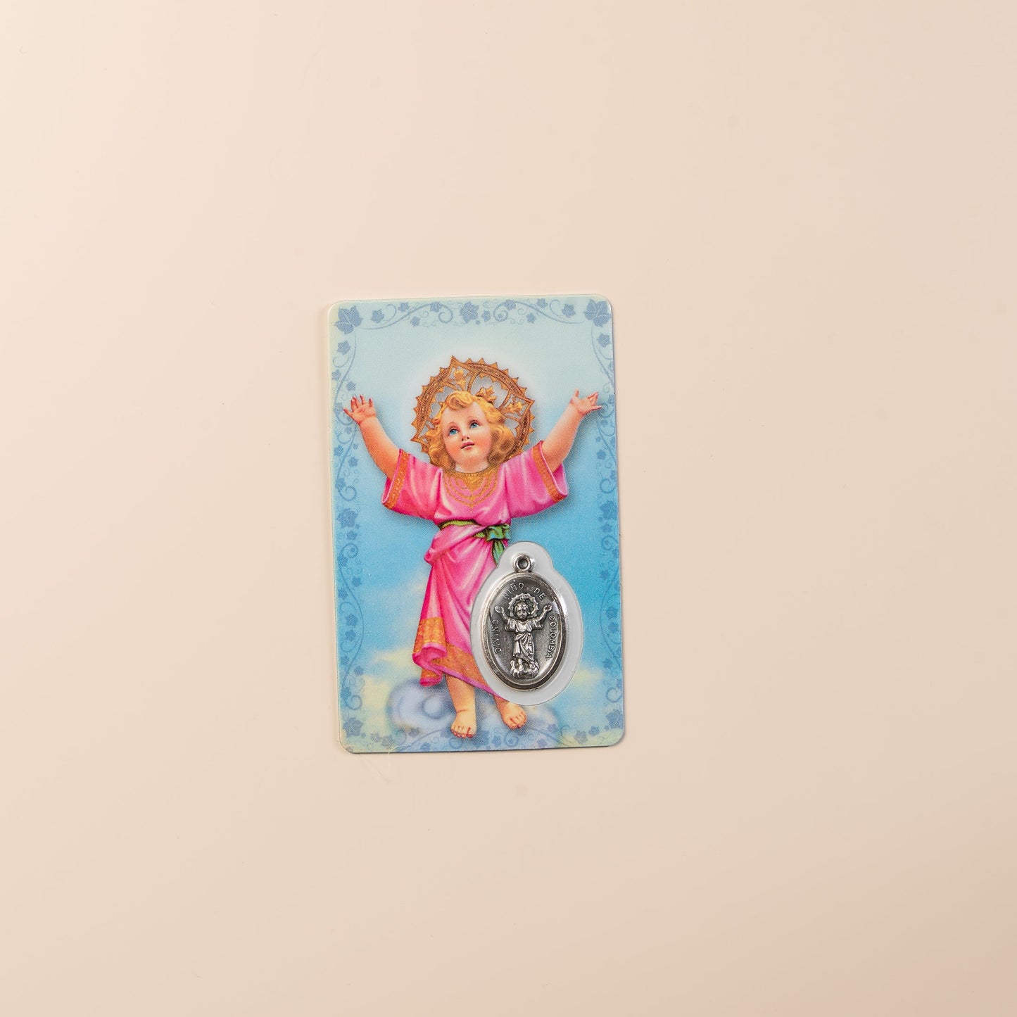 Baby Jesus prayer card