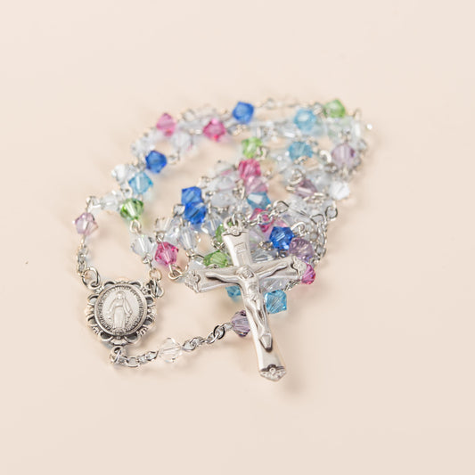 Swarovski crystal rosary