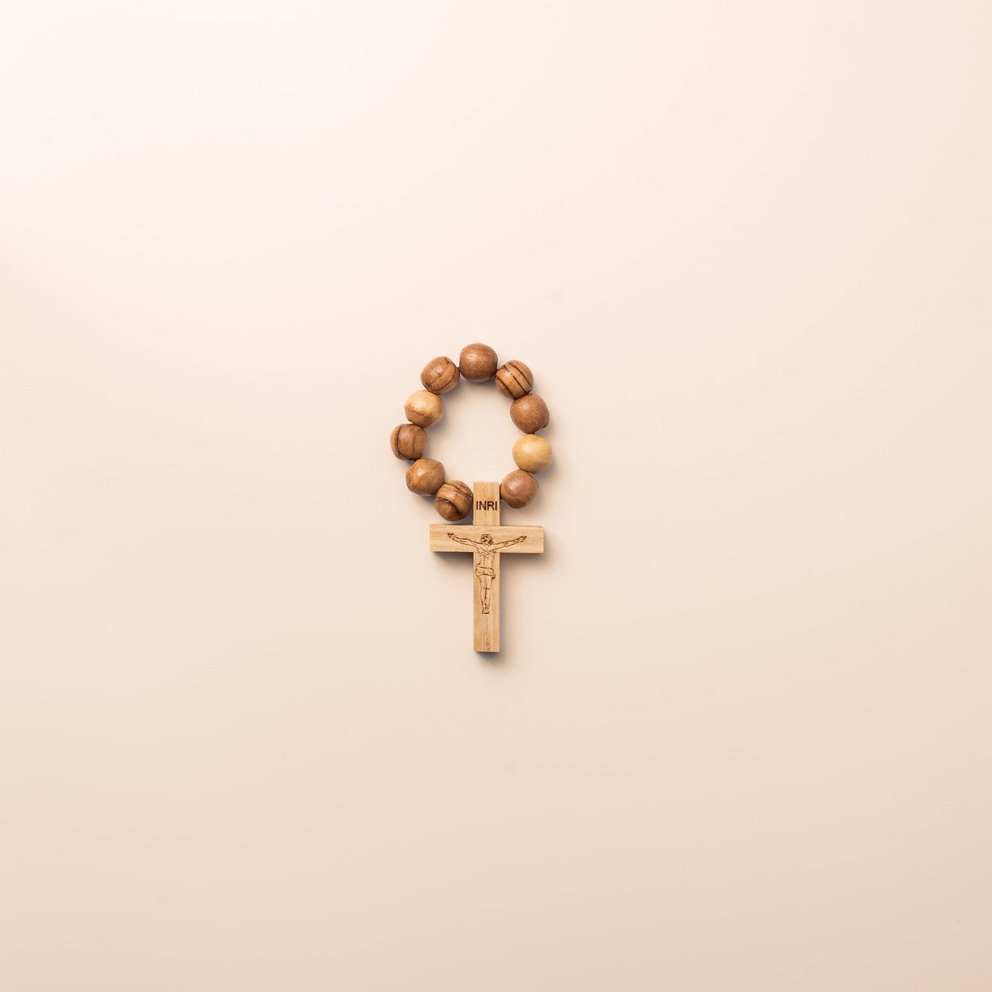 Wooden decade rosary