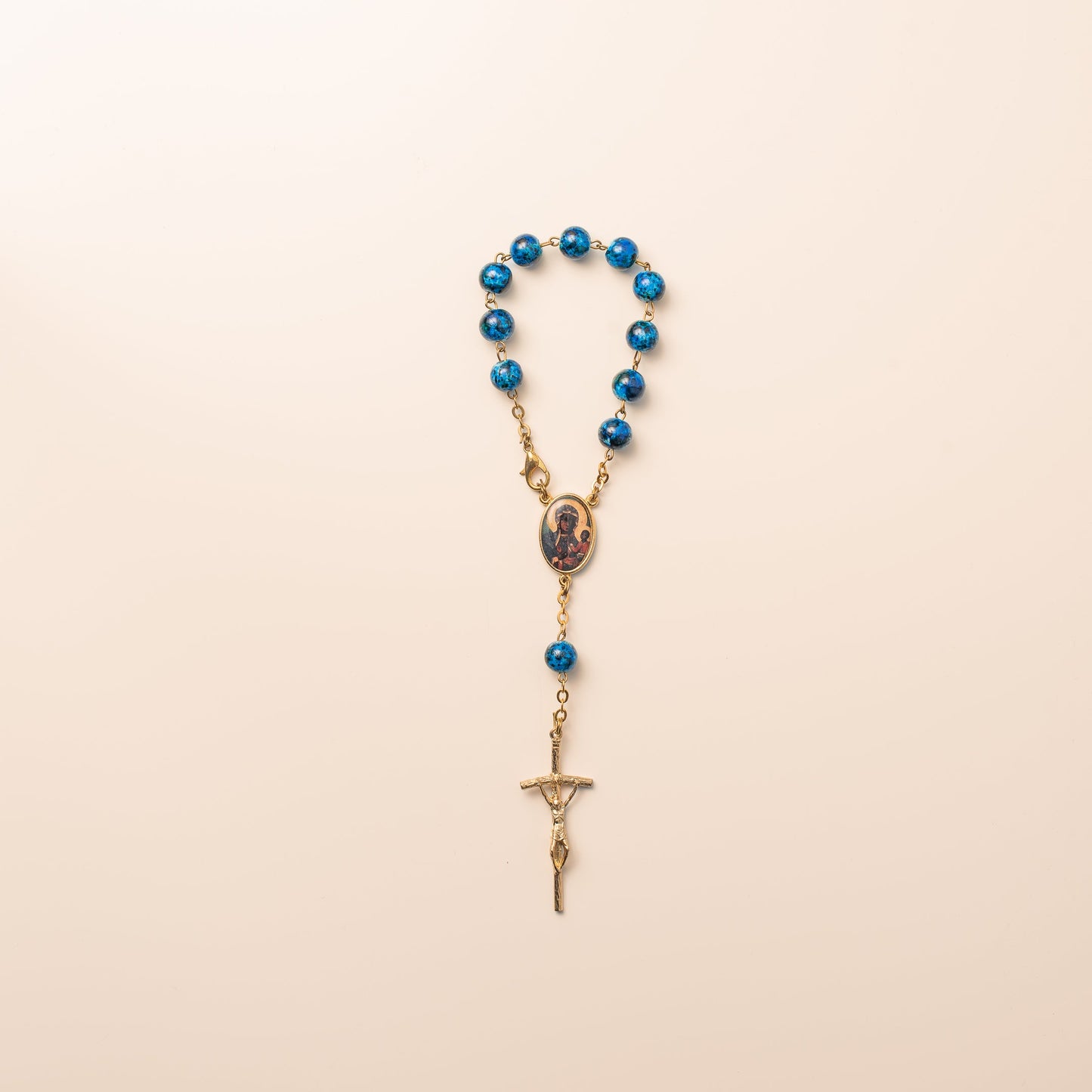 Decade rosary for car