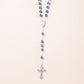 Blue marbled rosary