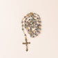 Blue crystal rosary
