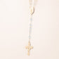 Golden crystal rosary